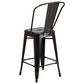 Flash Furniture 24" Counter Stool in Gold, , large