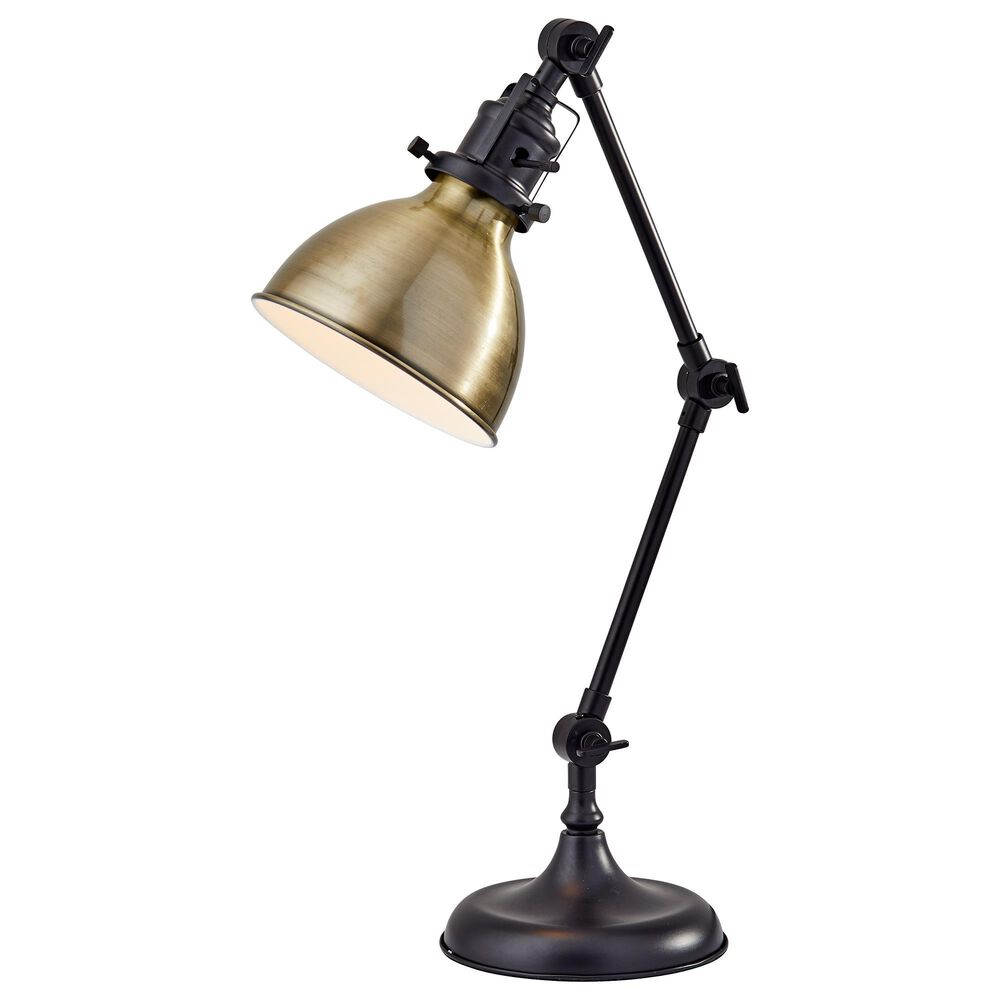 Adesso Alden Desk Lamp in Antique Bronze and Brass, , large