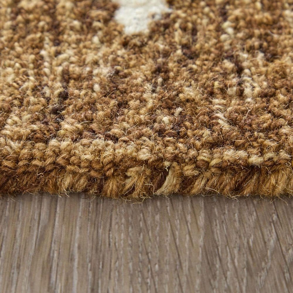Feizy Wallace WAL8A43F Brown 5&#39; x 8&#39; Area Rug, , large