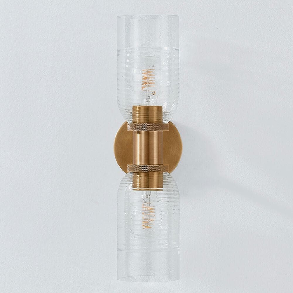 Troy Lighting Redding 2-Light Wall Sconce in Patina Brass, , large