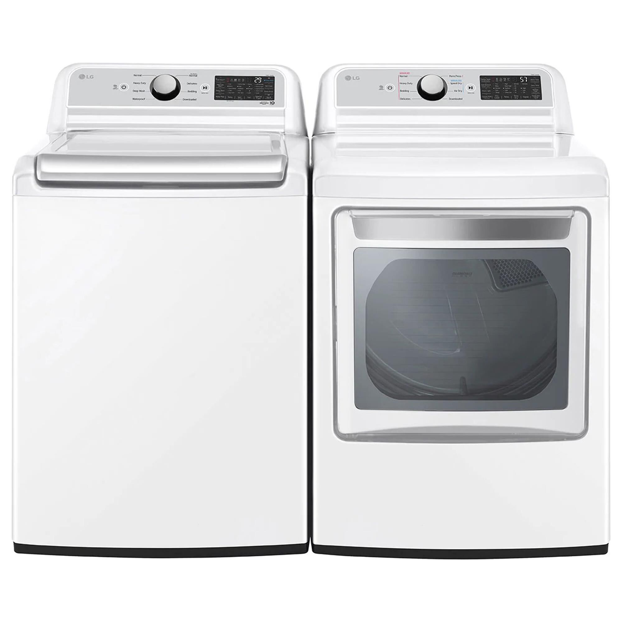 Top load washer gas dryer outlet set