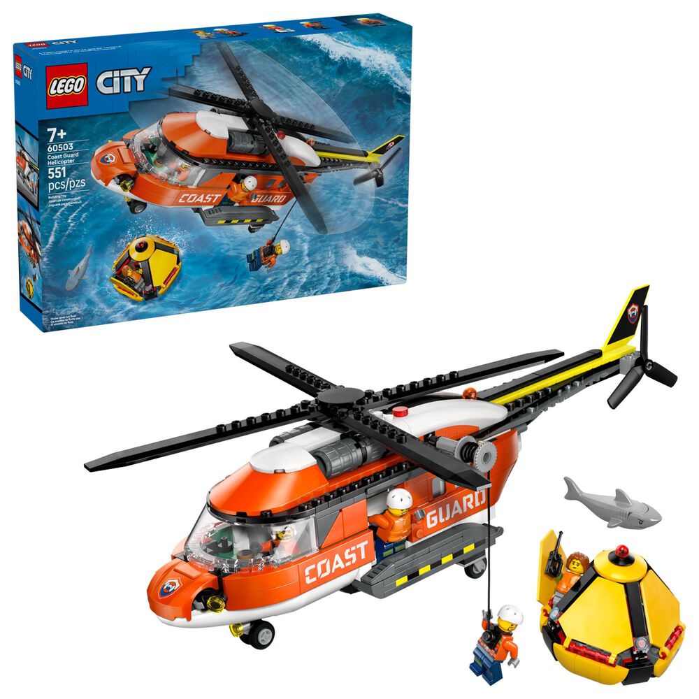 LEGO City Coast Guard Helicopter Building Set, , large