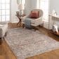 Surya Carlisle Oriental 5"3" x 7"9" Dusty Pink, Medium Brown, Cream, Pale Blue, Light Sage and Charcoal Area Rug, , large