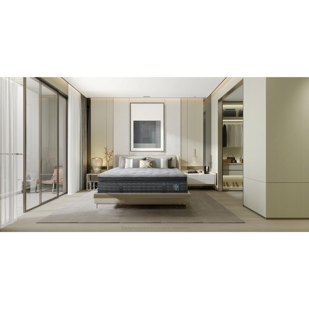 Sleeptronic Warren Ultimate Super Pillowtop Twin Mattress with High Profile Box Spring, , large