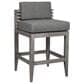 Armen Living Vivid Patio Counter Height Bar Stool in Light Gray, , large