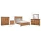 Briarwood Restful Retreat 5 Piece Queen Panel Bedroom Set in Iced Coffee, , large