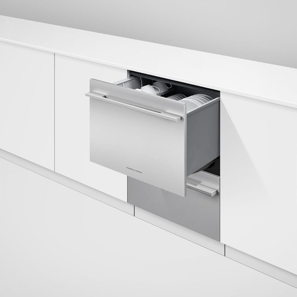 Fisher &amp; Paykel Door Panel for 24&quot; Integrated Double Dishwasher in Stainless Steel, , large
