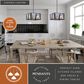 Vaxcel Oslo 4-Light Pendant in Black and Natural Brass, , large