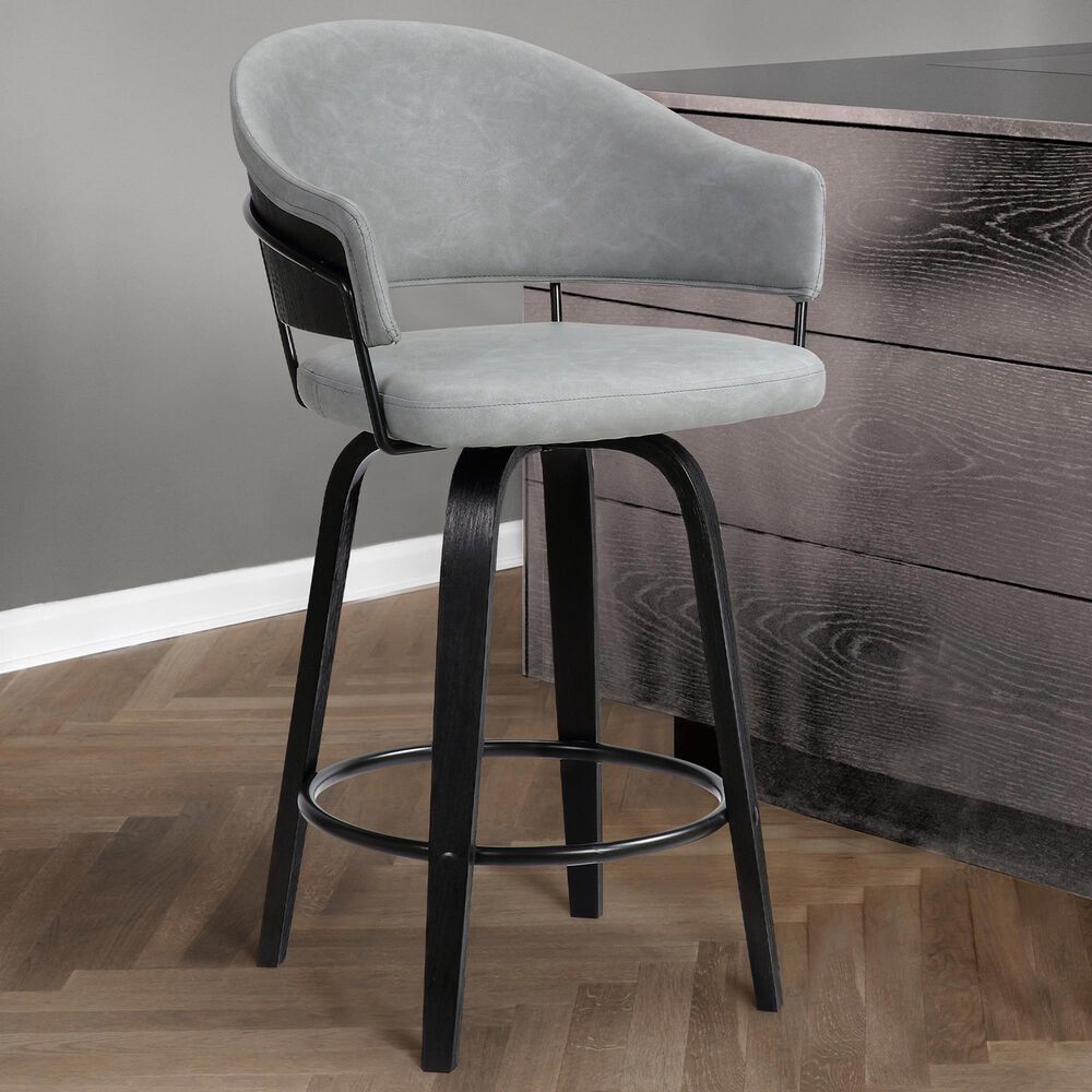 Blue River Doral 26" Barstool in Black, , large