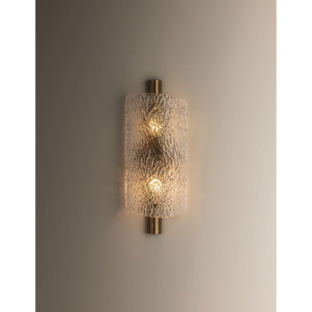 Troy Lighting Bergeron 2-Light Wall Sconce in Patina Brass, , large