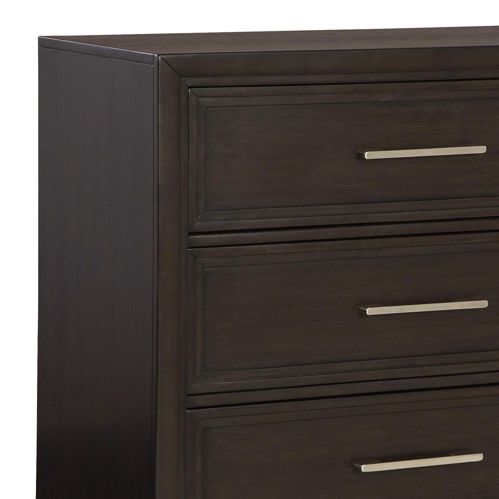 Ashley Neymorton 6-Drawer Dresser and Mirror in Dark Grayish Brown, , large