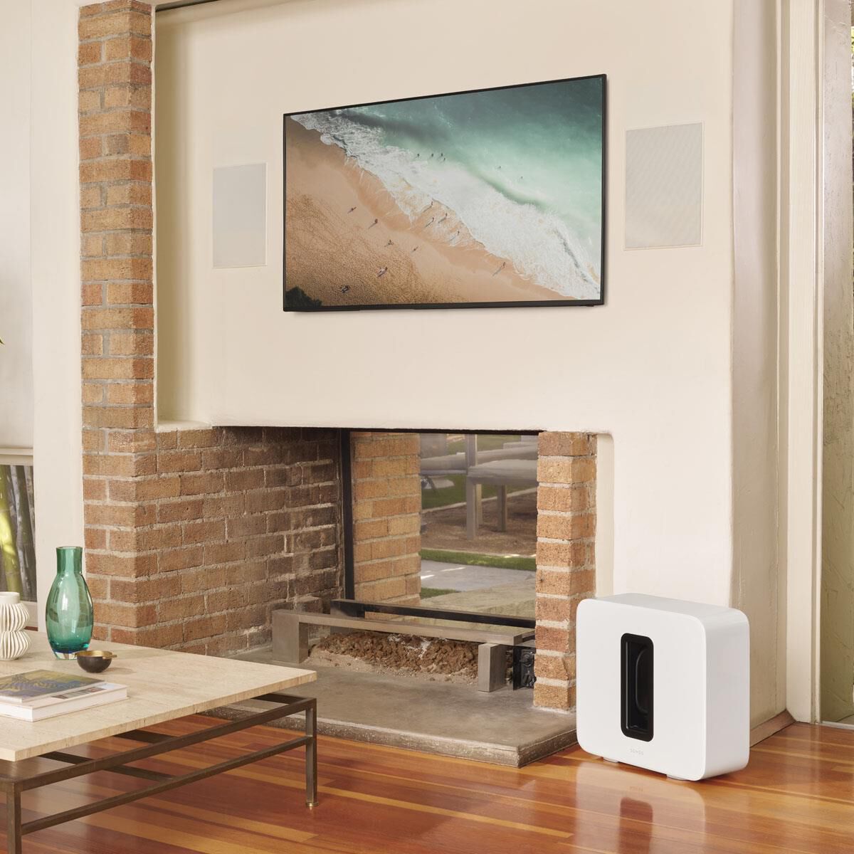 Sonos sub in cabinet hot sale