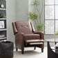 Lumisource Stanley Manual Recliner in Brown, , large