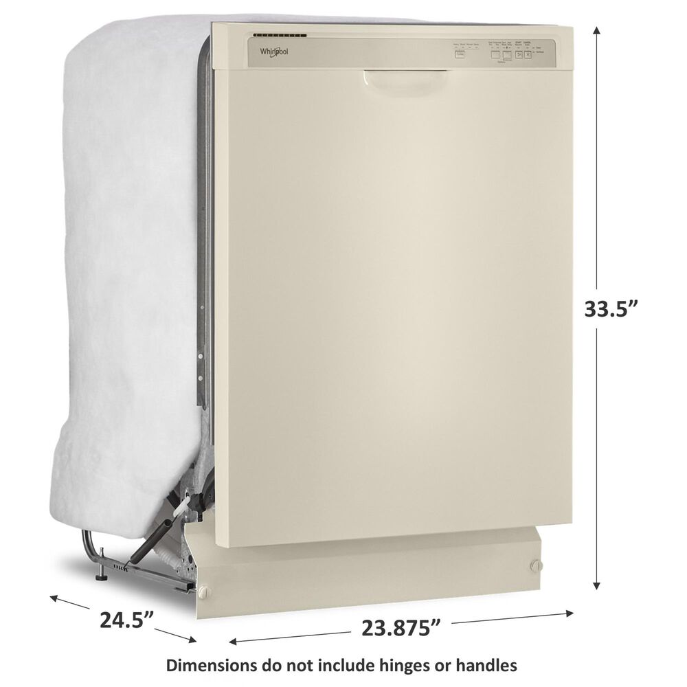 Whirlpool 24&quot; Built In Dishwasher with Boost Cycle in Biscuit, , large