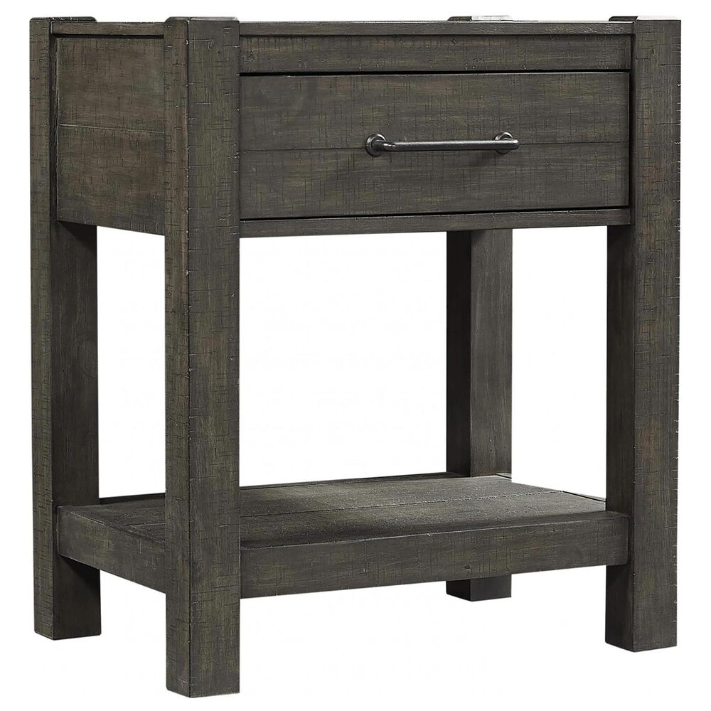 Riva Ridge Mill Creek 1 Drawer Nightstand in Carob, , large