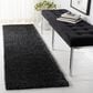 Safavieh August Shag AUG900H 2"3" x 6" Charcoal Runner, , large