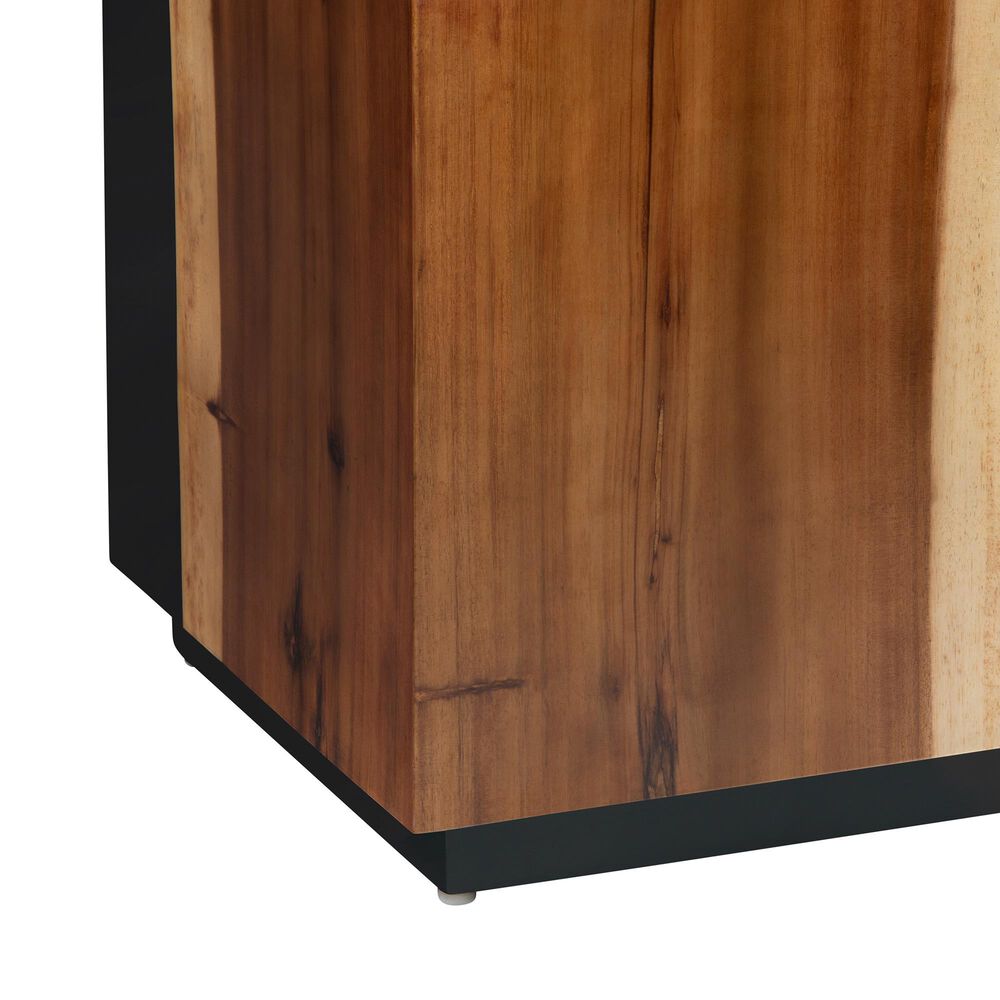 Slatehouse Cavallo End Table in Black and Brown, , large