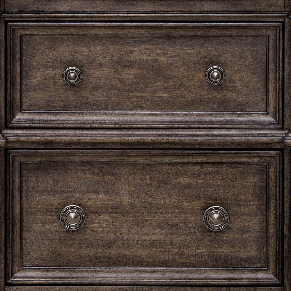 Chapel Hill Queen Bed and Two Nightstands in Brown, , large