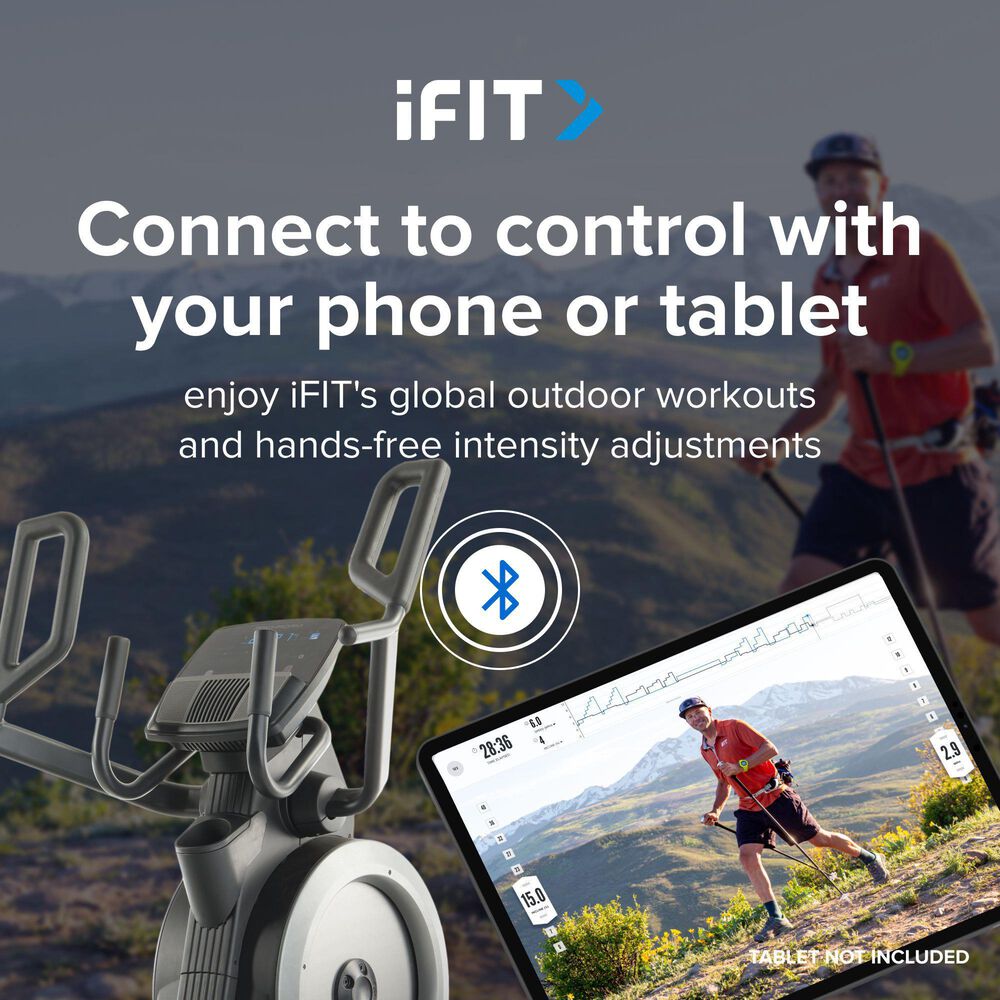 ProForm Trainer HL; Elliptical for Low-Impact Cardio Workouts with 7" Display, , large