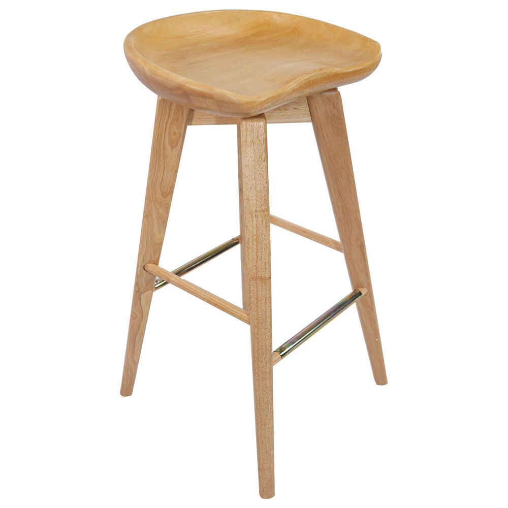 Boraam Industries Bali 29" Swivel Barstool in Natural, , large