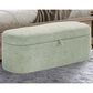 Crown Mark Philipa Storage Bench in Light Green, , large