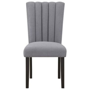 Global Furniture USA Upholstered Dining Side Chair in Grey Fabric, , large