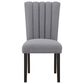 Global Furniture USA Upholstered Dining Side Chair in Grey Fabric, , large
