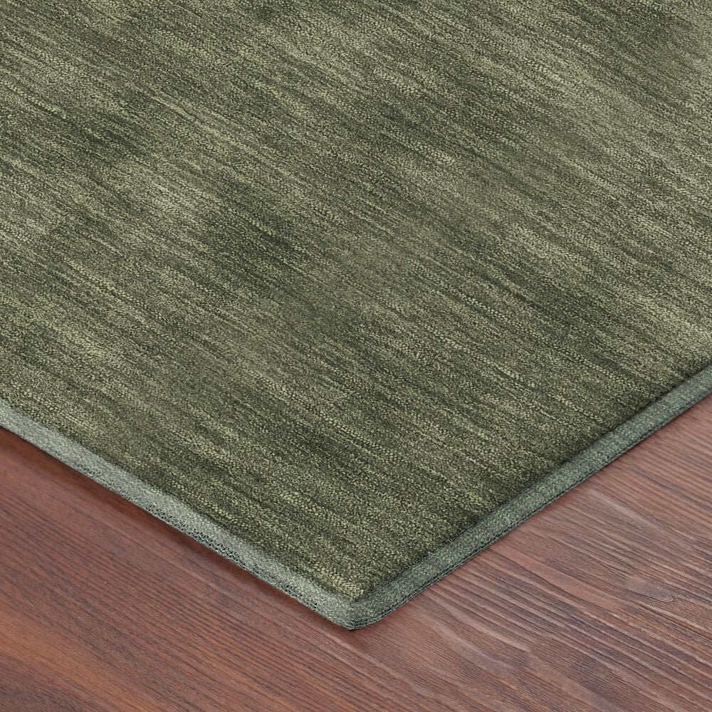 Dalyn Rug Company Soft Essentials Solid Olive 5' x 7'6" Area Rug, , large