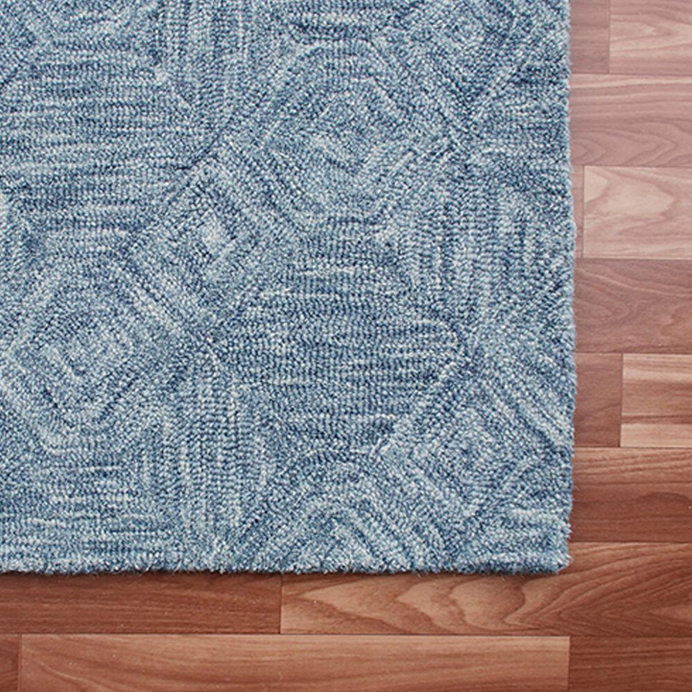 L&amp;R Resources Aurora Geometric Blue 7&#39;9&quot; x 9&#39;9&quot; Area Rug, , large