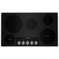 Kitchenaid 2-Piece Kitchen Package with PrintShield Stainless Steel 30" Double Wall Oven and 36" Black Electric Cooktop, , large