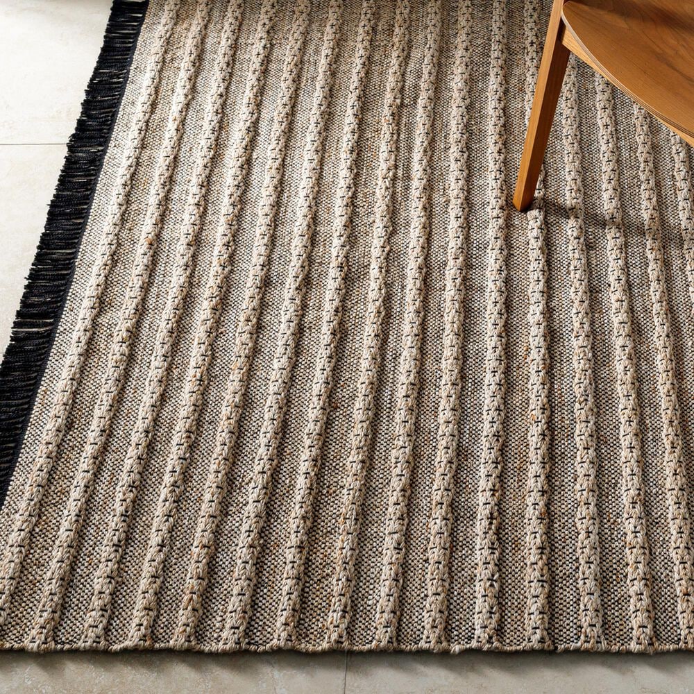 Surya Azalea 2&#39; x 3&#39; Taupe, Brown, Black and Charcoal Area Rug, , large