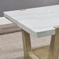 Crystal City Perth Sofa Table in Weathered Sand and White, , large