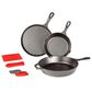 Lodge 7-Piece Essential Skillet Set in Black and Red, , large