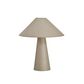 Teak Interiors Linen Table Lamp w/ Shade, , large