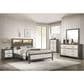 Crown Mark Rhett 5-Piece Queen Platform Bedroom Set in Gray and White, , large