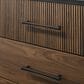 Crown Mark Nemy 5 Piece Queen LED Panel Bedroom Set in Brown, , large