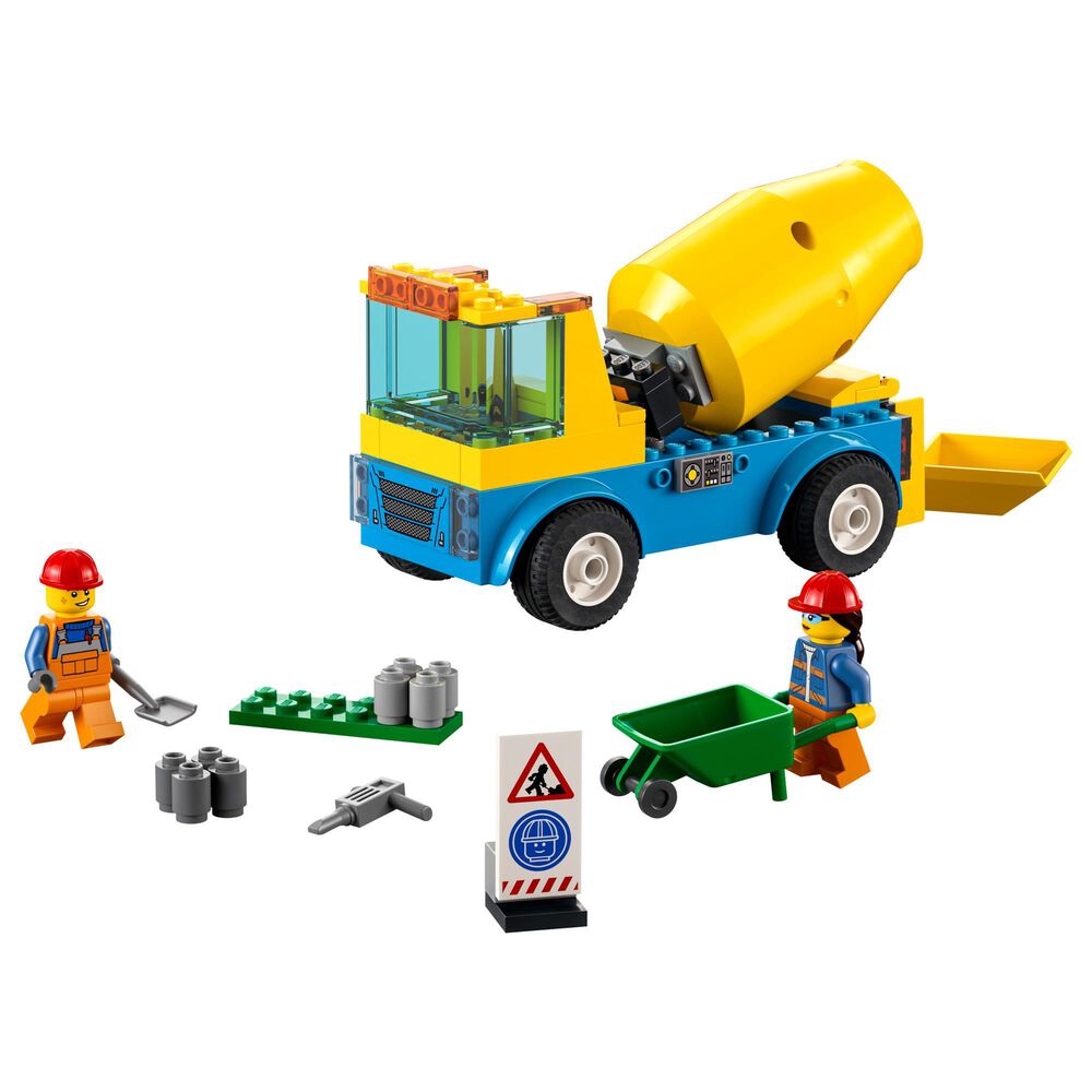 LEGO City Cement Mixer Truck Building Set, , large