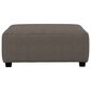 Hartsfield Livingston 45" Square Cocktail Ottoman in Slate, , large