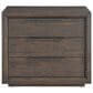 Furniture Worldwide 3-Drawer Plinth Nightstand in Sable, , large