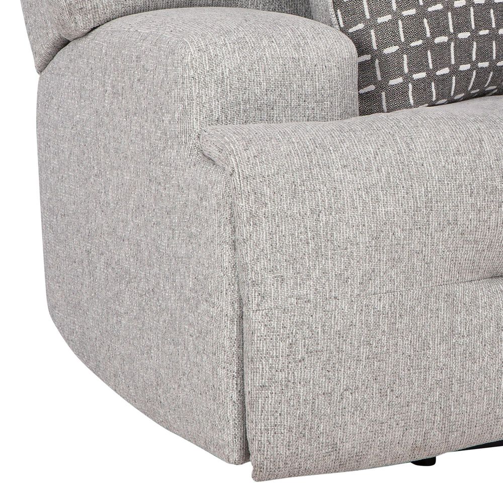 Ashley Acklen Place 6-Piece Power Right Facing Reclining Sectional with Chaise in Pewter, , large