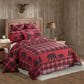 Duke Imports Cabin Life 3-Piece King Quilt Set in Red, , large