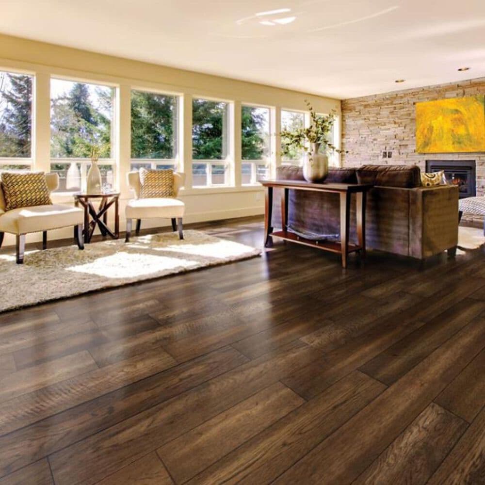 Paramount Barnwood Rustic Beam Hickory Hand Scraped Hardwood, , large