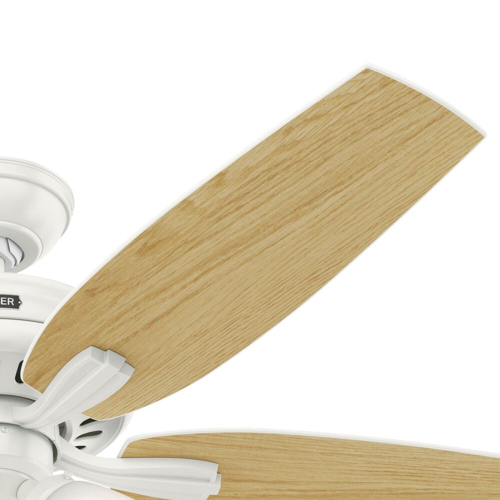 Hunter Newsome 52&quot; Ceiling Fan with 3 Lights in Fresh White, , large