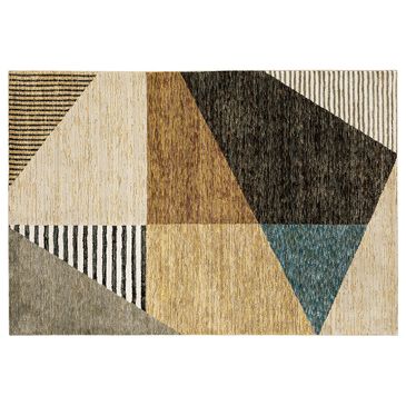 Oriental Weavers Strada Bristol STR10 5"3" x 7"3" Gold Area Rug, , large