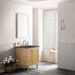 James Martin Vanities Laurent 30" Single Bathroom Vanity in Light Natural Oak with 3 cm Charcoal Soapstone Quartz Top and Rectangular Sink, , large