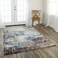 RIZZY Elite 10" x 13" Light Gray, Denim and Brown Area Rug, , large