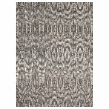 Stacy Garcia Home Rendition Lynx 5"3" x 7"10" Frost Grey, Beige and White Area Rug, , large
