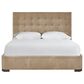 Furniture Worldwide Montclair King Upholstered Panel Bed in Vail Toffee, , large
