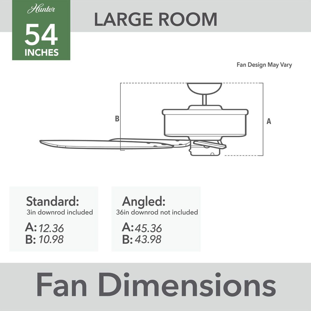 Hunter Panama 54&quot; Ceiling Fan in Aged Bronze, , large