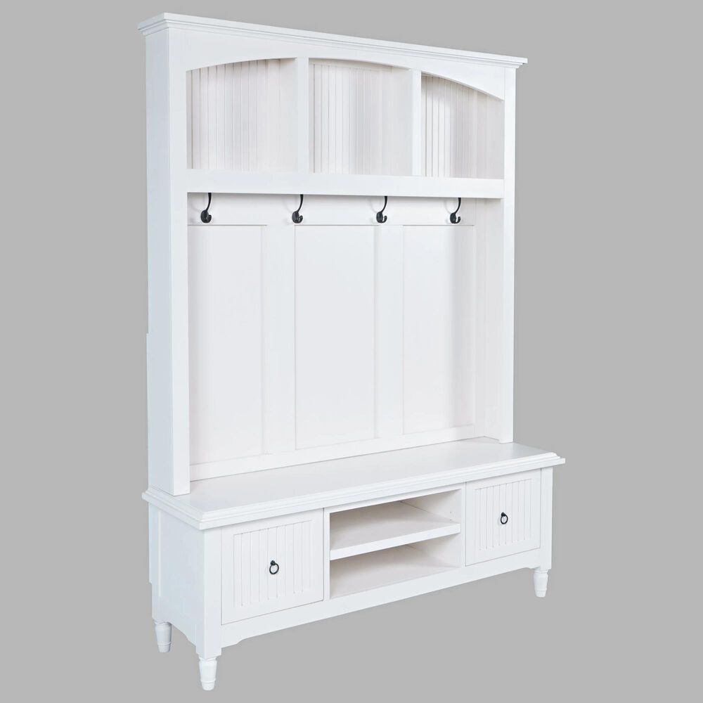 Waltham Westport Hall Tree in White, , large